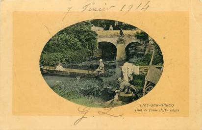 / CPA FRANCE 77 "Lizy sur Ourcq, pont du filoir"
