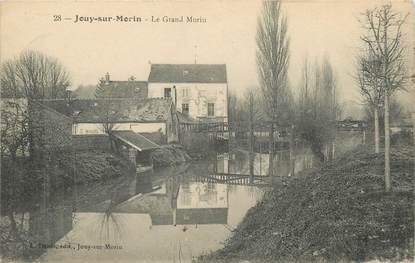 / CPA FRANCE 77 "Jouy Sur Morin, le grand Morin"