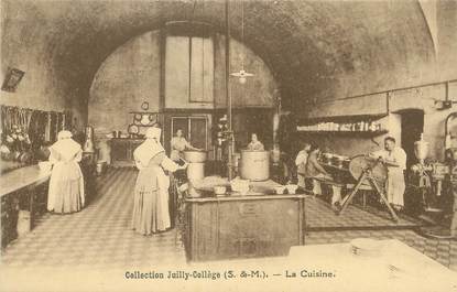/ CPA FRANCE 77 "Collection Juilly Collège, la cuisine"