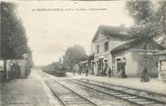 77 Seine Et Marne / CPA FRANCE 77 "La Ferté Gaucher, la gare, l'embarcadère"