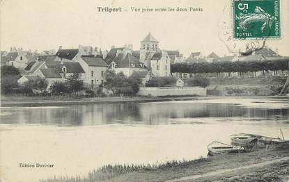 / CPA FRANCE 77 "Trilport, vue prise entre les deux ponts"