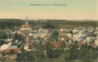 / CPA FRANCE 77 "Souppes, vue générale"