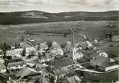 25 Doub CPSM FRANCE 25 "Orchamps Vennes, quartier de l'Eglise, vue aérienne"