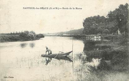 / CPA FRANCE 77 "Nanteuil les Meaux, bords de la Marne"