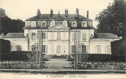 / CPA FRANCE 77 "Champeaux, château d'Aunoy"