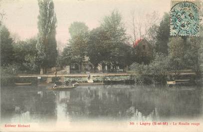 / CPA FRANCE 77 "Lagny, le moulin rouge"