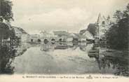 77 Seine Et Marne / CPA FRANCE 77 "Moret sur Loing, le pont et les moulins"