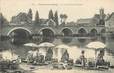 / CPA FRANCE 77 "Moret sur Loing, le pont et les laveuses"