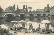 77 Seine Et Marne / CPA FRANCE 77 "Moret sur Loing, le pont et les laveuses"