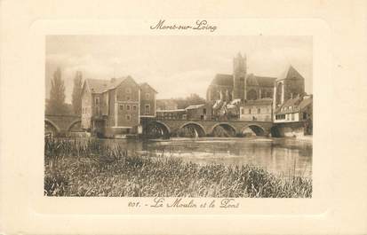 / CPA FRANCE 77 "Moret, le moulin et le pont"