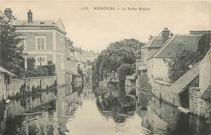 / CPA FRANCE 77 "Nemours, la petite rivière"