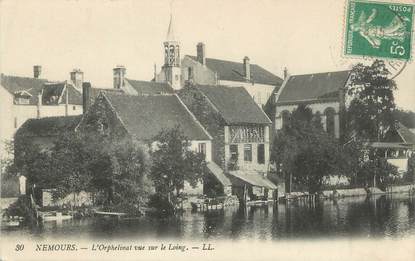 / CPA FRANCE 77 "Nemours, l'orphelinat sur le Loing"