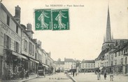 77 Seine Et Marne / CPA FRANCE 77 "Nemours, place Saint Jean"