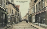 77 Seine Et Marne / CPA FRANCE 77 "Bray sur Seine, la grande rue " 