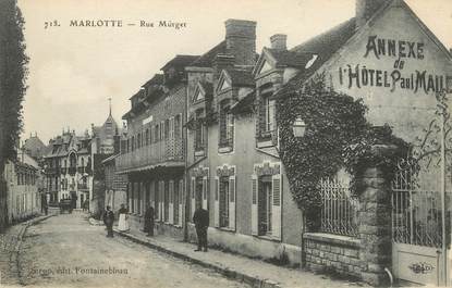 / CPA FRANCE 77 "Bourron Marlotte, rue Mürger"