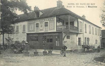 / CPA FRANCE 77 "Bourron Marlotte, hôtel du Pavé du Roy"