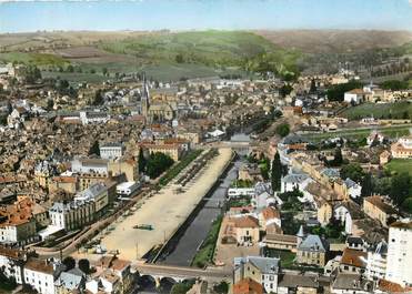 CPSM FRANCE 15 "Aurillac, le Gravier et vue centrale"