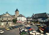 15 Cantal / CPSM FRANCE 15 "Pleaux, la place de l'hôtel de ville"