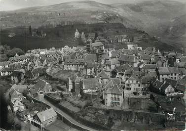 / CPSM FRANCE 15 "Salers, les remparts et vallée de Saint Paul"