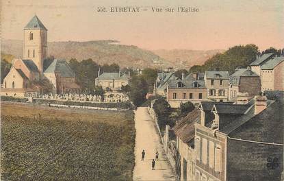 / CPA FRANCE 76 "Etretat, vue sur l'église"