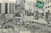 76 Seine Maritime / CPA FRANCE 76 "Elbeuf, ravages causés par l'orage du 30 juin 1908, la rue de l'Hospice"