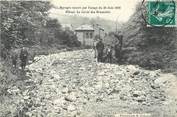 76 Seine Maritime / CPA FRANCE 76 "Elbeuf, ravages causés par l'orage du 30 juin 1908, la cavée des Ecameaux"