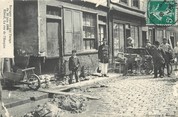 76 Seine Maritime / CPA FRANCE 76 "Elbeuf, ravages causés par l'orage du 30 juin 1908, la rue de l'Hospice "