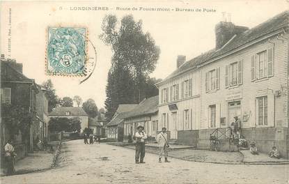 / CPA FRANCE 76 "Londinières, route de Foucarmont"