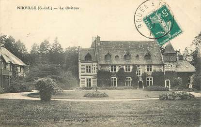 / CPA FRANCE 76 "Mirville, le château "