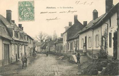 / CPA FRANCE 76 "Monchaux, la grande rue"