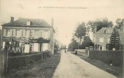 / CPA FRANCE 76 "Etainhus, route de Saint Romain"