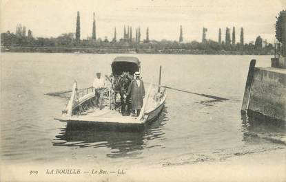 / CPA FRANCE 76 "La Bouille, le bac "