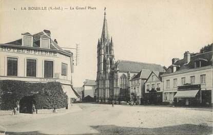 / CPA FRANCE 76 "La Bouille, la Grand'Place"