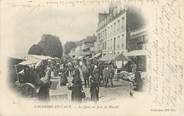 76 Seine Maritime / CPA FRANCE 76 "Caudebec en Caux, le quai un jour de marché"