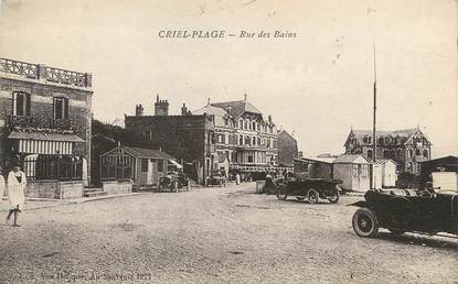 / CPA FRANCE 76 "Criel plage, rue des Bains"