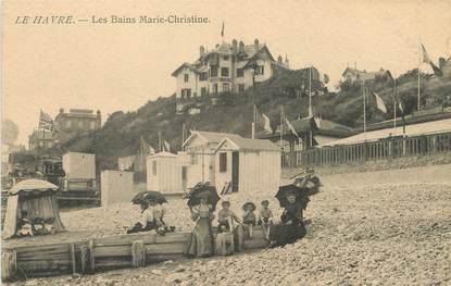 / CPA FRANCE 76 "Le Havre, les bains Marie Christine"