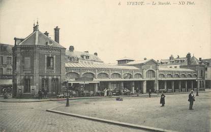 / CPA FRANCE 76 "Yvetot, le marché"