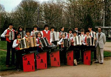 CPSM FRANCE 63 "Société des accordéonistes Issoiriens"