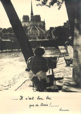 / CPSM FRANCE 75 "Paris, Notre Dame à la manière des peintres"