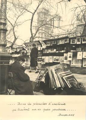 / CPSM FRANCE 75 "Paris, le rêve du bouquiniste"