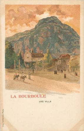 / CPA FRANCE 63 "La Bourboule, une villa"