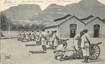 CPA CHASSEUR ALPIN "Artillerie de montagne"