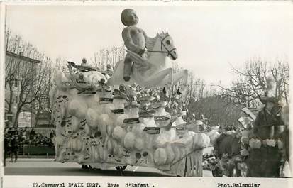 CPA FRANCE 13 "Aix en Provence, Carnaval 1937, rêve d'enfants"