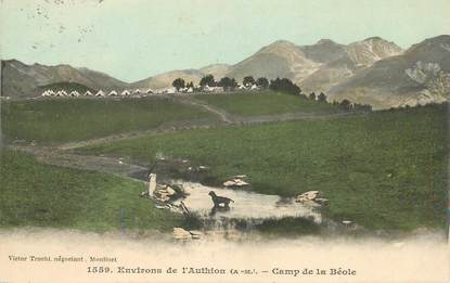 CPA CHASSEUR ALPIN "Environs de l'Authion, camp de la Béole"