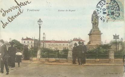 / CPA FRANCE 31 "Toulouse, statue de Riquet"