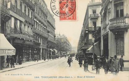 / CPA FRANCE 31 "Toulouse, rue d'Alsace"