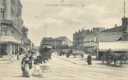 / CPA FRANCE 31 "Toulouse, place Matabiau"