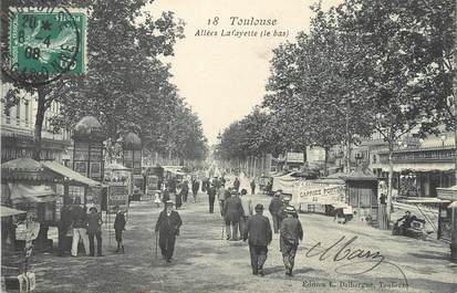 / CPA FRANCE 31 "Toulouse, allées Lafayette"