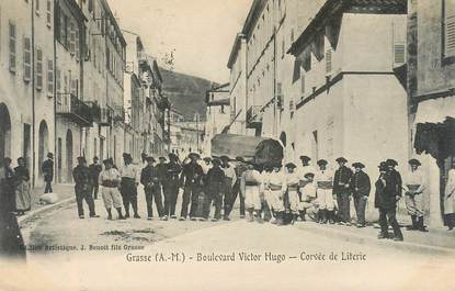 CPA CHASSEUR ALPIN "Grasse, bld Victor Hugo"