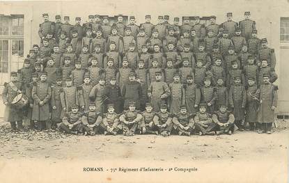 CPA CHASSEUR ALPIN "Romans, 75e Régiment d'Infanterie"
